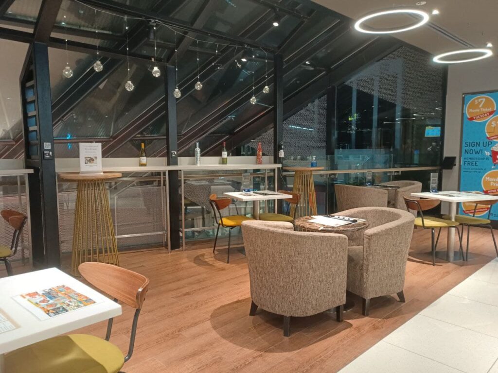Gold Class Experience Express, Food Menu